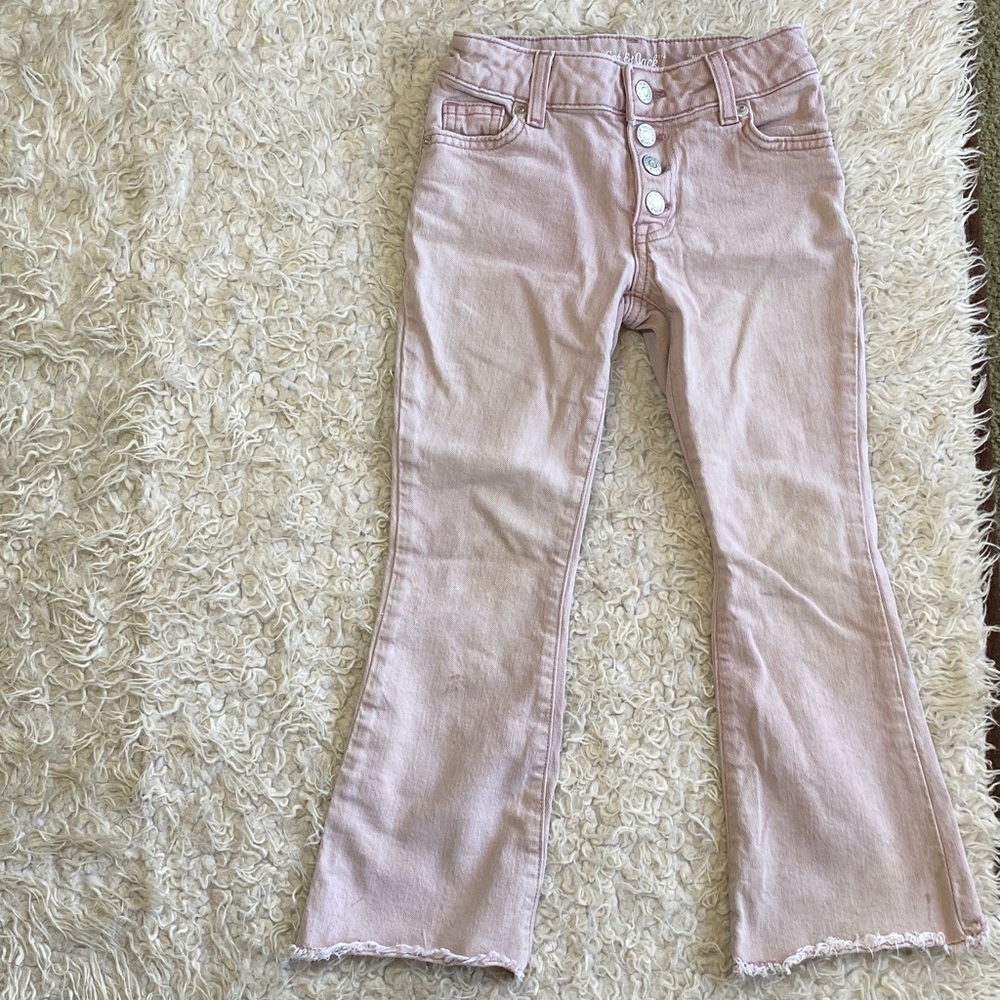 Cat & Jack Light Pink Flare Jeans